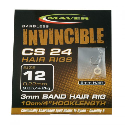 Invincible CS24 hair rig hooks