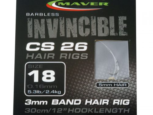 Invincible CS26 hair rig hooks