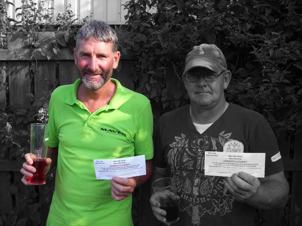 Eddie Bridon (left) qualifies for the 2018 Riverfest Final