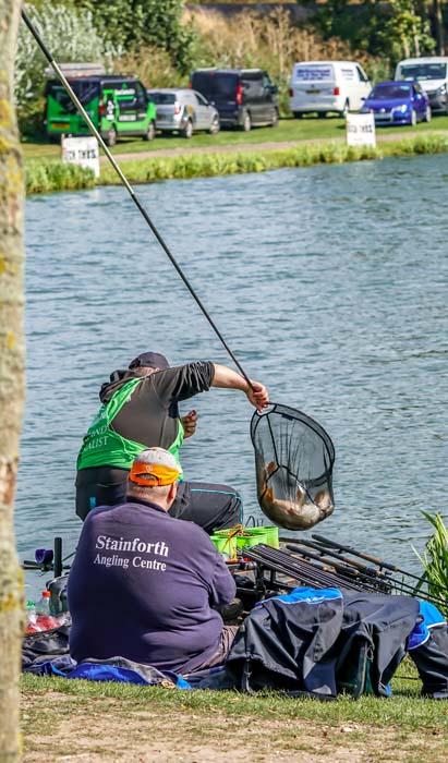 Local man David Burley in action